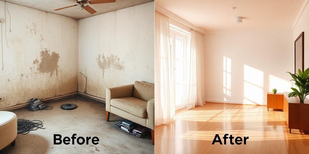 Deep Cleaning before and after results